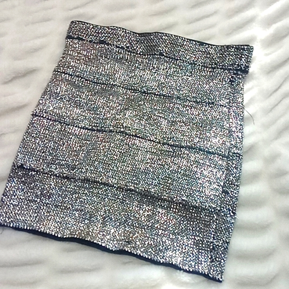 Shimmery Mini Skirt